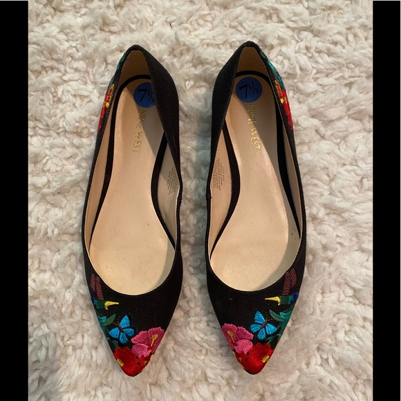 Nine West Shoes - Nine West Cloth Ballet Flats